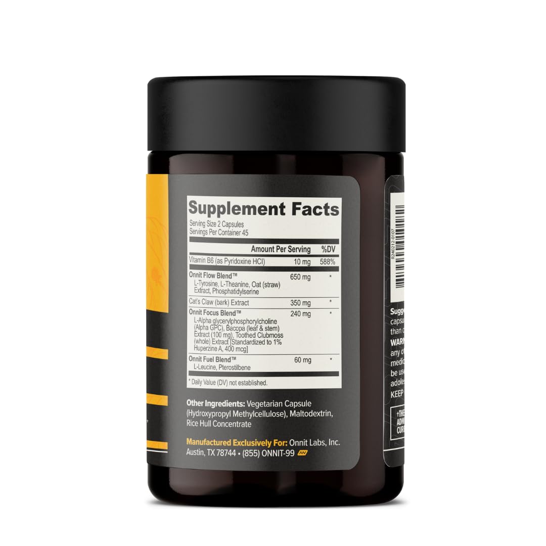 Alpha BRAIN Nootropic Capsules | Memory, Focus & Mental Clarity (90 Count)
