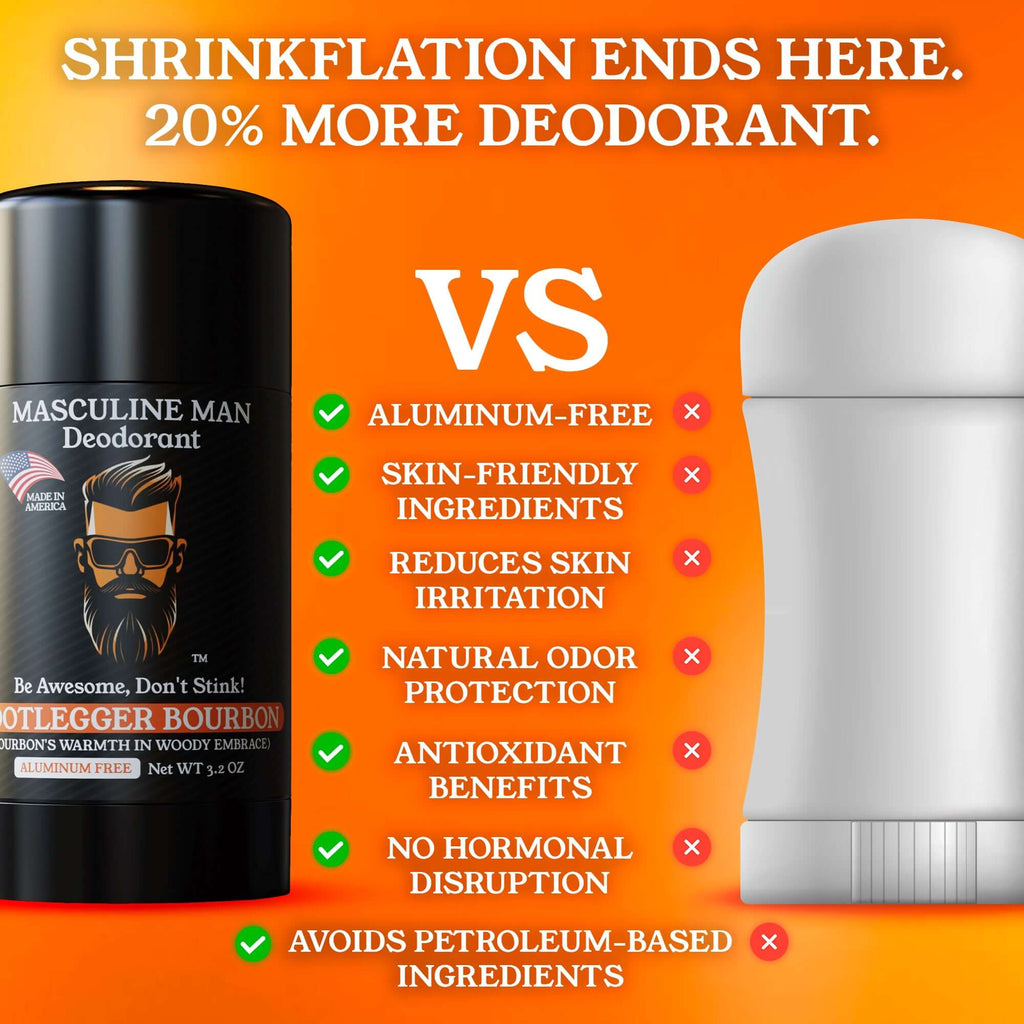 BOOTLEGGER BOURBON Natural Aluminum-Free Deodorant – 2 Pack