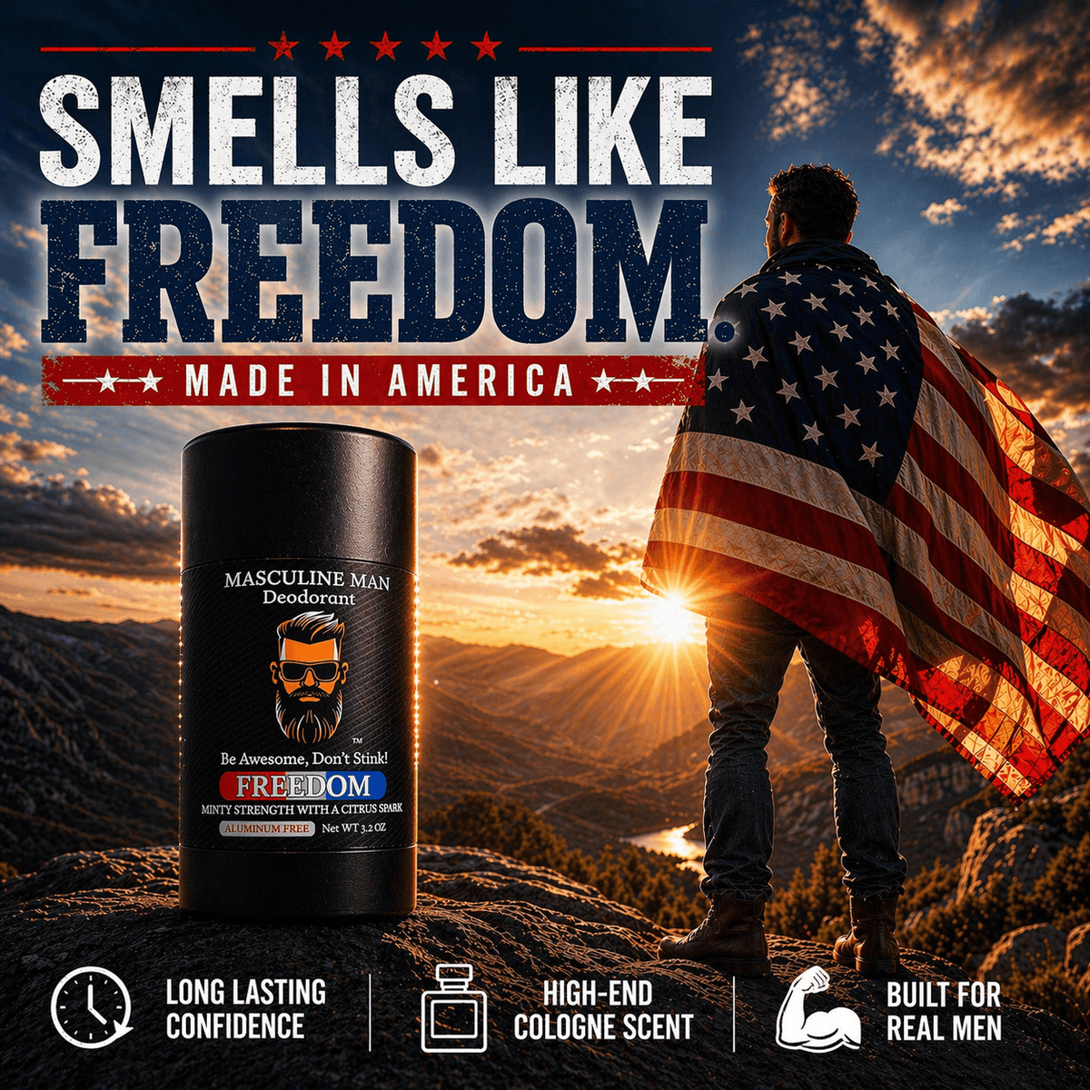 FREEDOM Natural Aluminum-Free Deodorant – 2 Pack