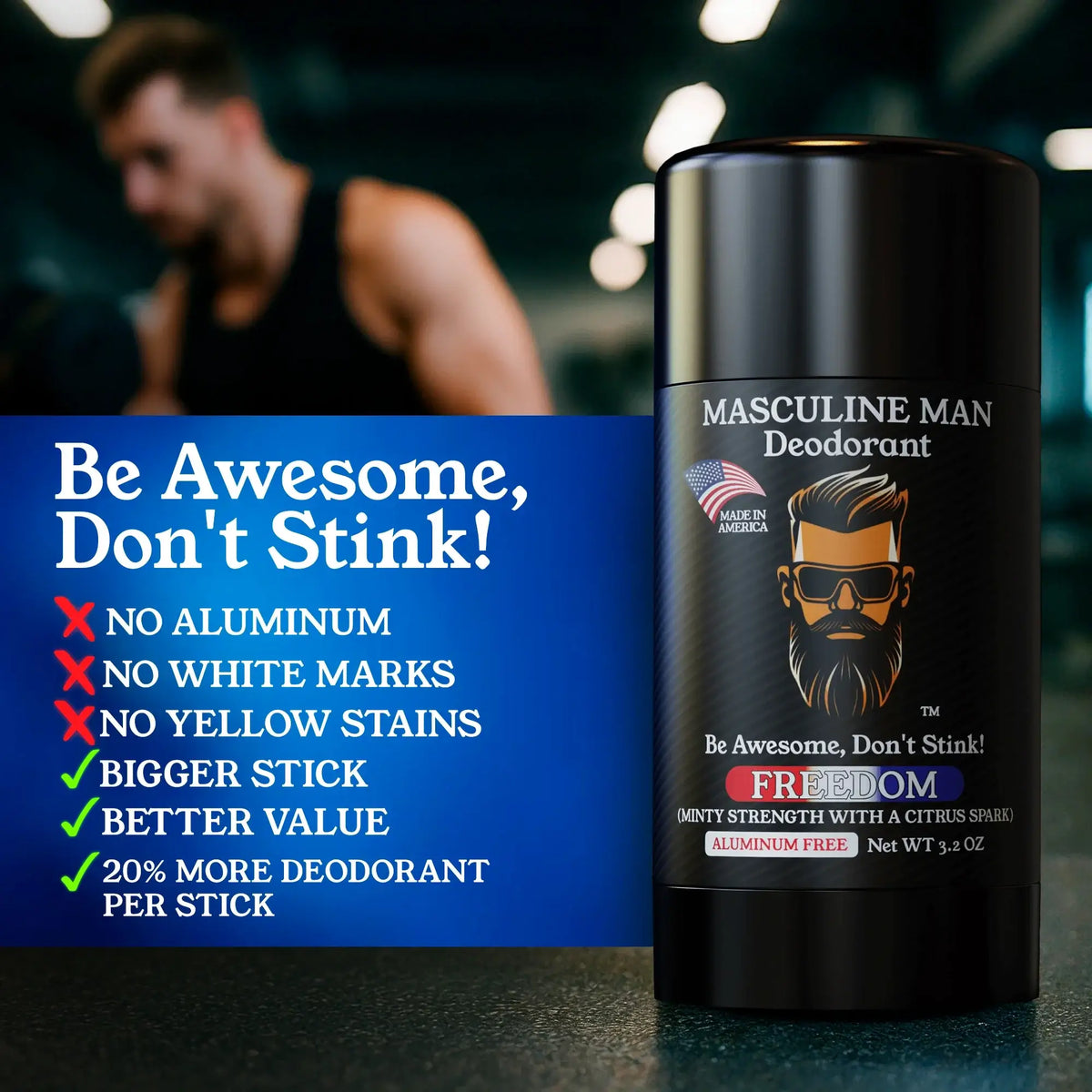 ALPHA SAVER PACK – 4 Natural Aluminum-Free Deodorants