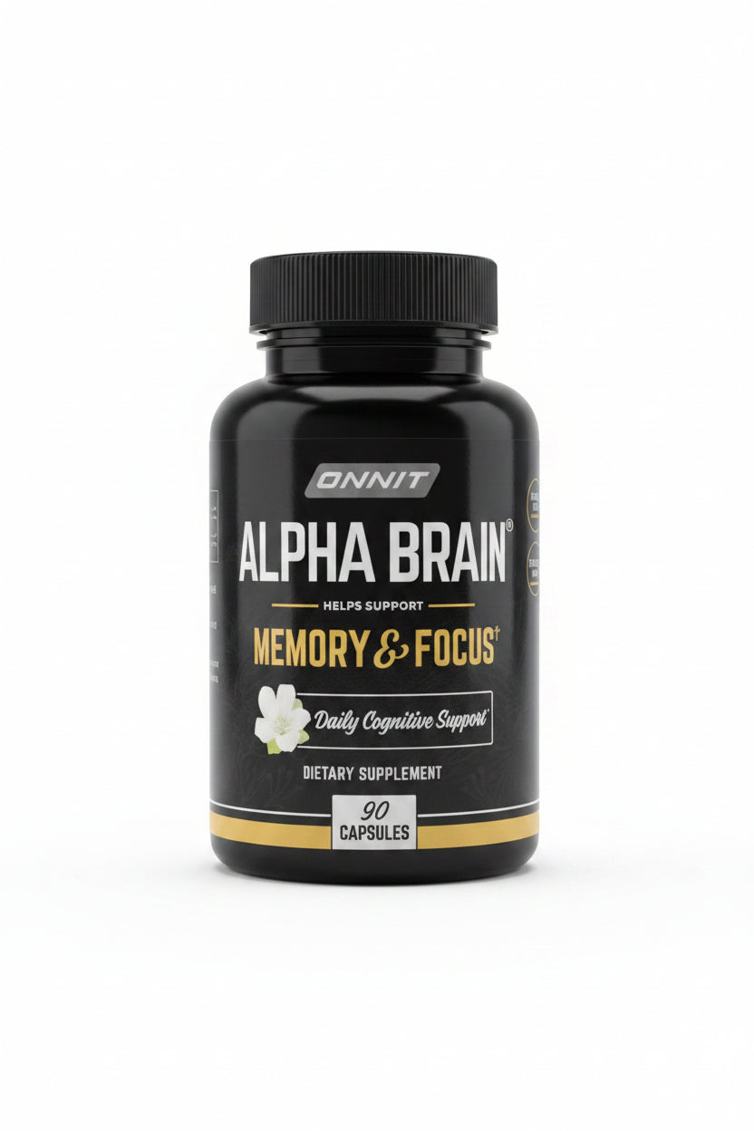 Alpha BRAIN Nootropic Capsules | Memory, Focus & Mental Clarity (90 Count)