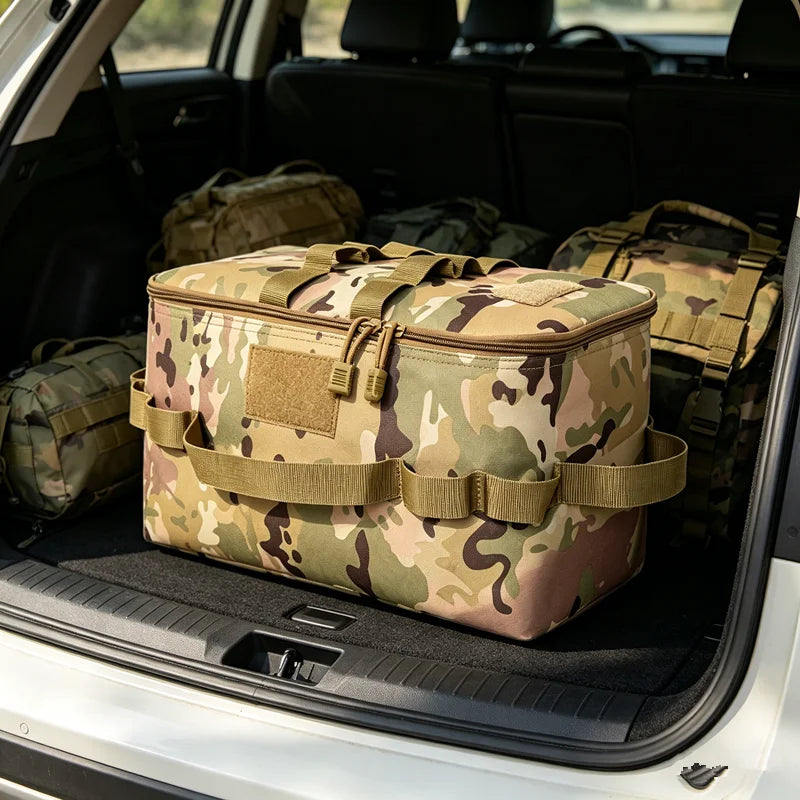 Tactical Camping Gear Organizer Bag – Foldable Waterproof Storage