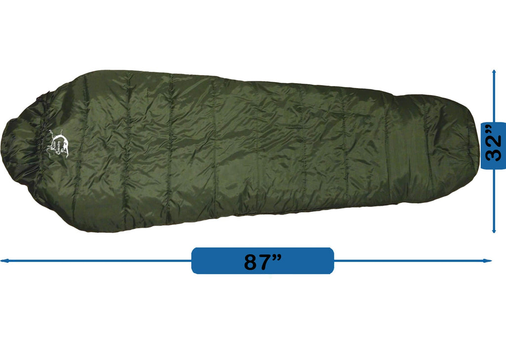3-Piece Camping Sleep System | Sleeping Bag, Pad & Self-Inflating Pillow Combo