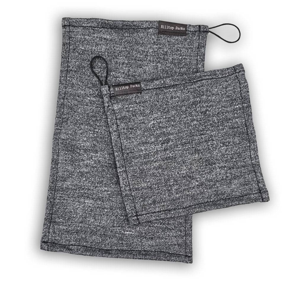 Lightweight merino wool camp towel for outdoor adventures