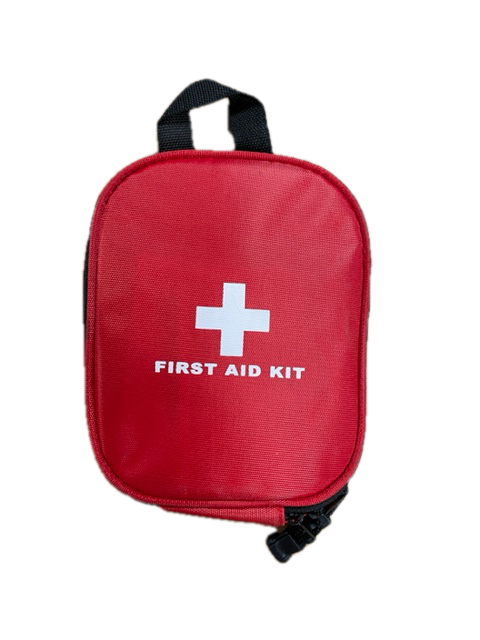 Compact Red First Aid Kit | Emergency Medical Kit for Camping, Hiking & Home