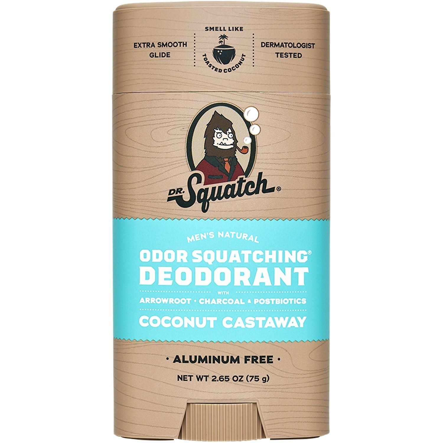 DR. SQUATCH Coconut Castaway natural men's deodorant