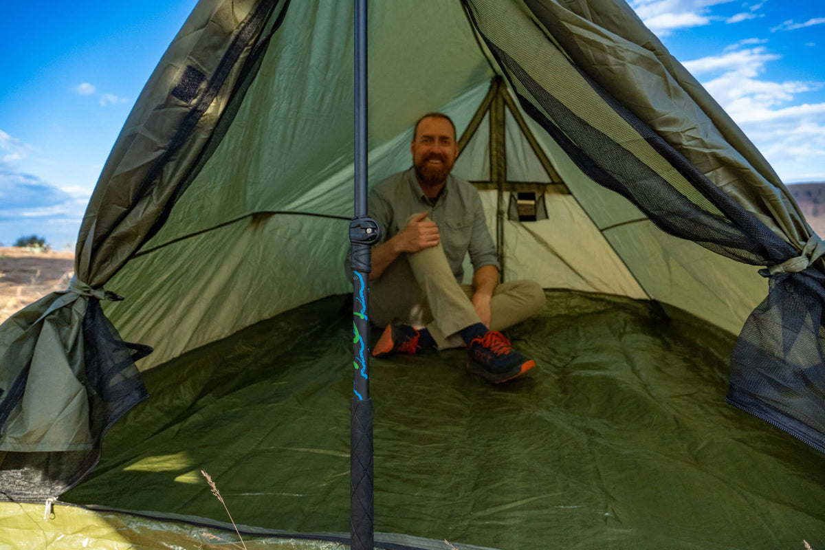 Trekker Tent 2 | Ultralight 2 lb 12 oz 2-Person Trekking Pole Backpacking Tent